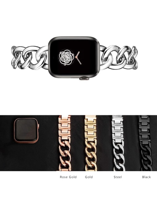 STRAP Stainless Steel Metal Wristwatch Band For Apple Watch Series 1-6 2