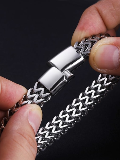 LM Titanium Steel Bracelet For men multiple sizes 1