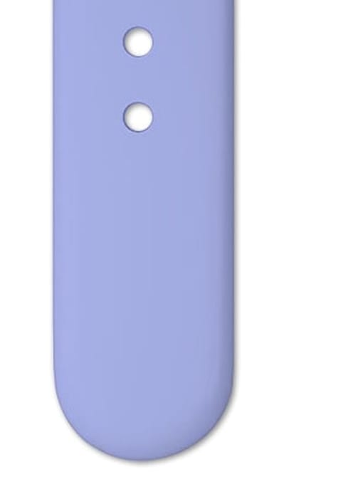 Lilac silicon Wristwatch Band For Apple Watch Series 1-7