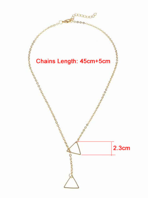 LM Stainless steel Lariat Cross Friend Necklace with waterproof 2