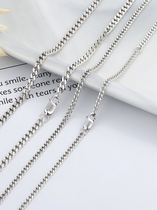 LM 925 Sterling Silver Snake Chain For men 0