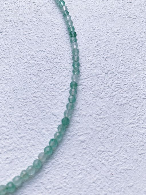 Green N-ST-0026 Natural Stone Irregular Bohemia Handmade Necklace