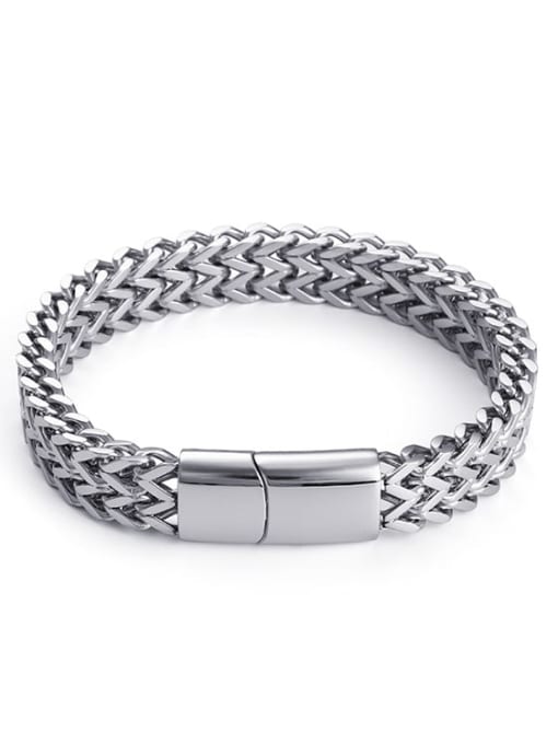 LM Titanium Steel Bracelet For men multiple sizes