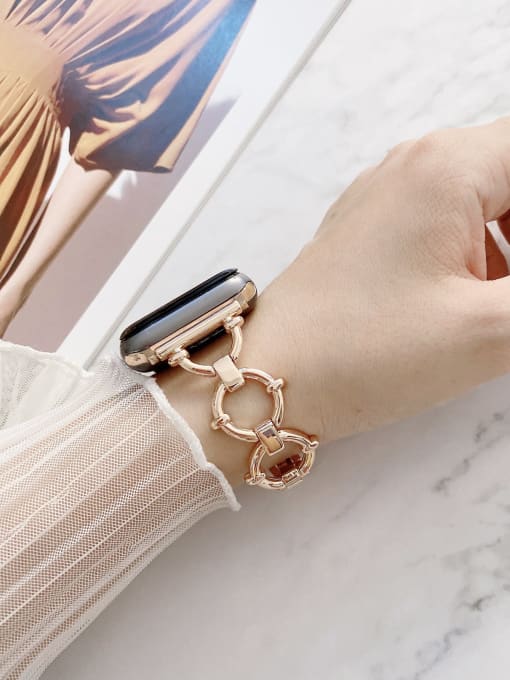 STRAP Metal Wristwatch Band OT Claps For Apple Watch Series 1-7 1