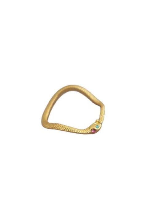 LM Alloy Geometric Dainty Band Ring 0