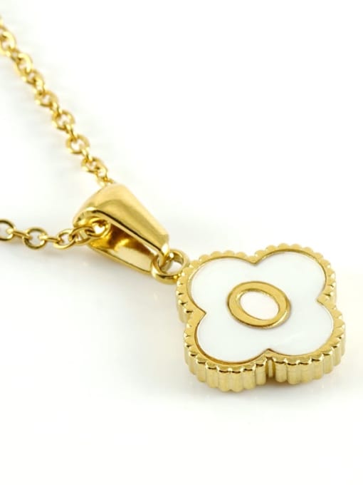 O Stainless steel Initials Necklace