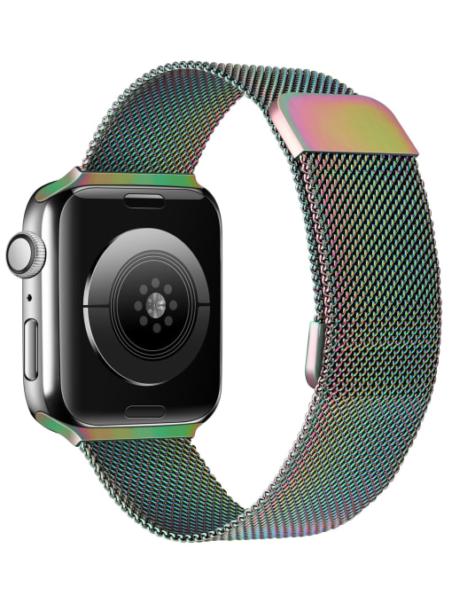 Colorful Stainless Steel Metal multiple color Wristwatch Band For Apple Watch Series 1-6