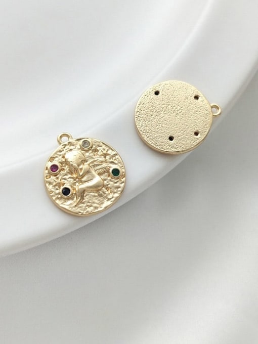 +girl pendant N-DIY-0028 Natural Gemstone Crystal Beads Chain Geometry Pendant Handmade Beaded Necklace