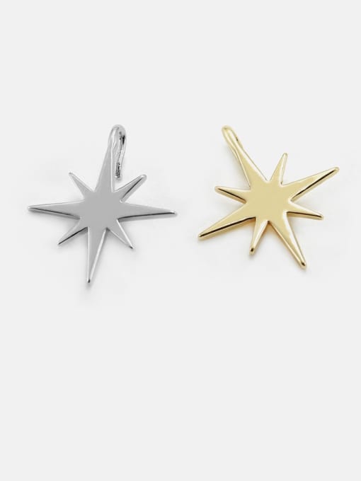 XYZ Brass Minimalist Star Pendant