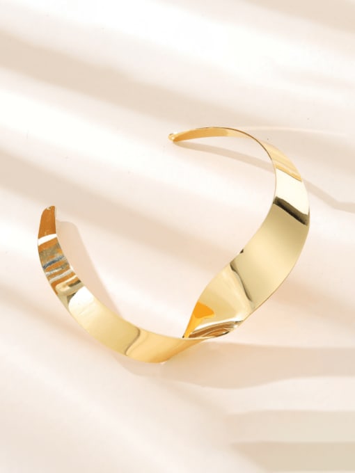 A3650 Brass Geometric Minimalist Choker Necklace