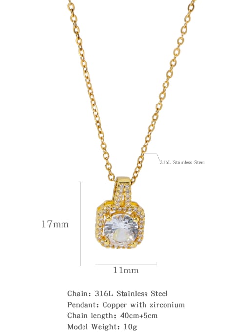 HN0025 1 Stainless steel Classic Sun Necklace With 16 Inch
