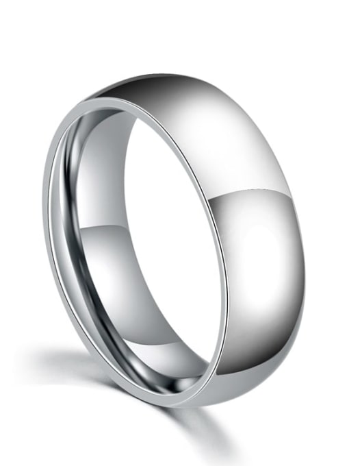LM Titanium Steel Band Ring with 6mm width 3