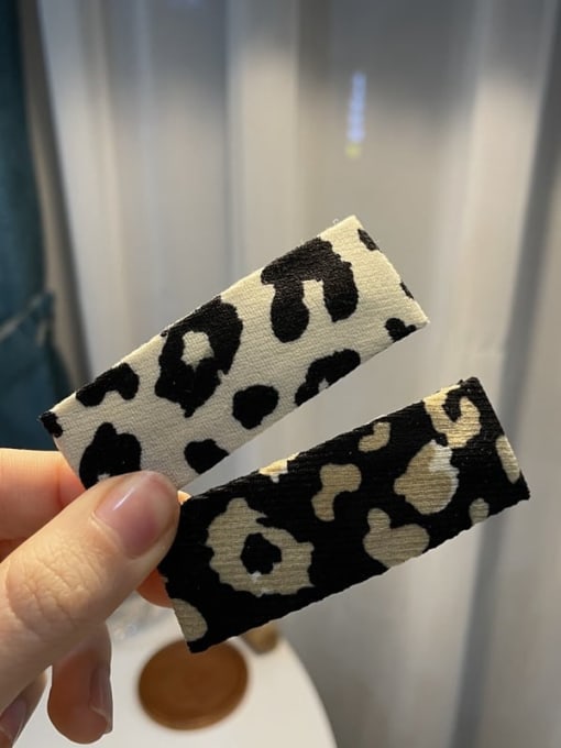 COCOS Vintage  Fabric Leopard Print BB Clip/Hair Barrette/Multi-Color Optional 2
