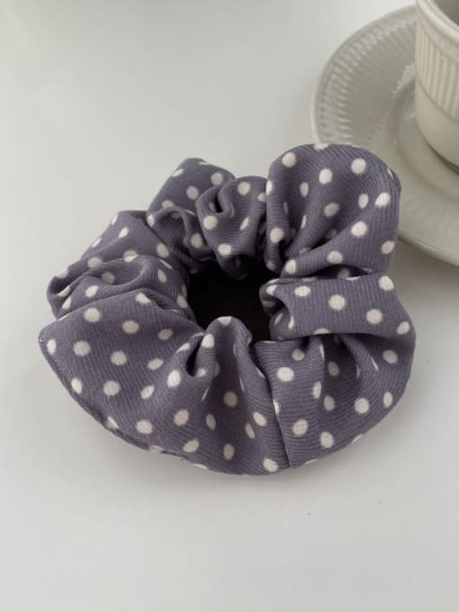grey Vintage Fabric Temperament polka dots Hair Barrette/Multi-Color Optional