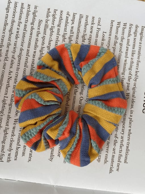 Carrousel Vintage Knit pinstripes Hair Barrette/Multi-Color Optional