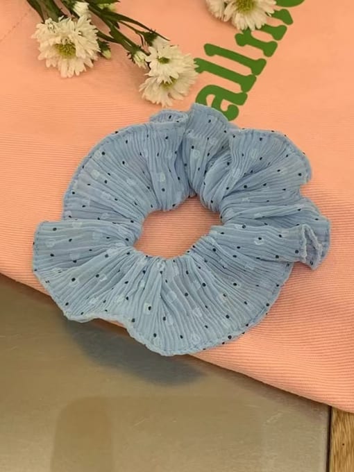 blue Minimalist Flower Hair Barrette