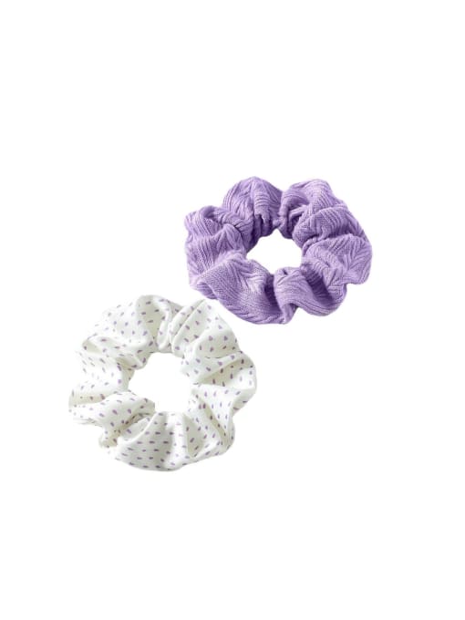 YMING Trend Cotton Creamy White Floral Hair Barrette/Multi-Color Optional 0