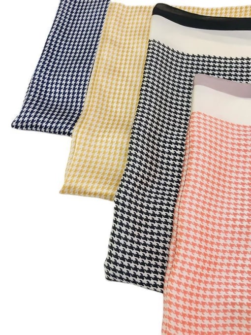 Silk Story Women Spring Polyester Plaid 70*70cm Square Scarf 3