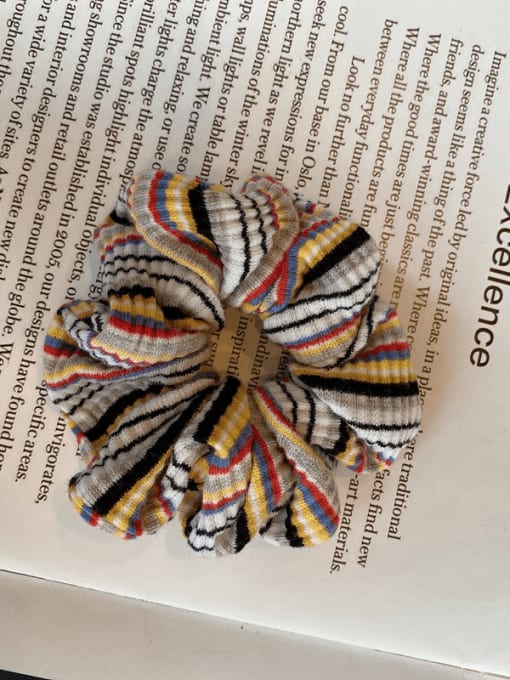 Urban night Vintage Knit pinstripes Hair Barrette/Multi-Color Optional