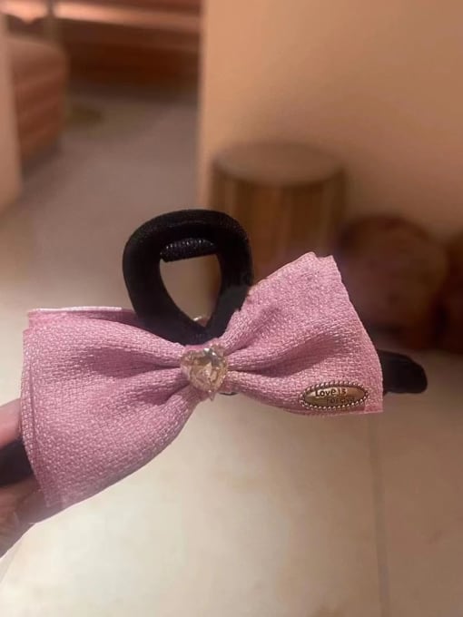 D Bow Clip Plastic Cute Bowknot Alloy Jaw Hair Claw