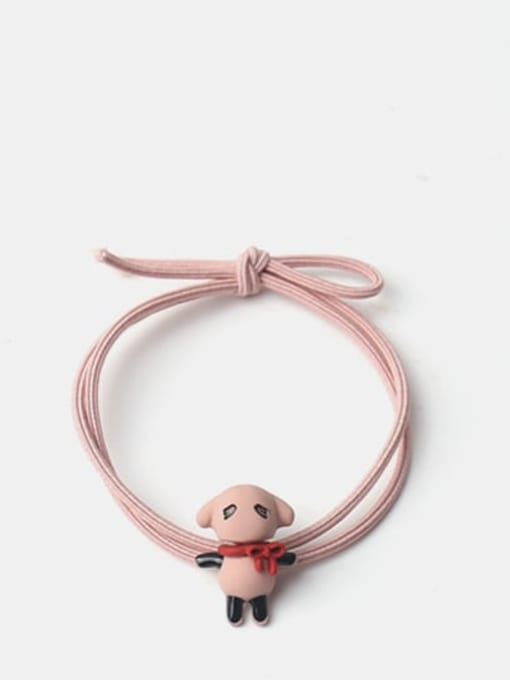 Puppy pink rope Cute Icon Hair Rope
