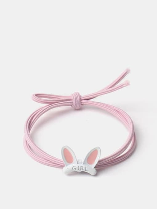 rabbit Alloy Enamel Cute Icon  Multi Color Hair Rope