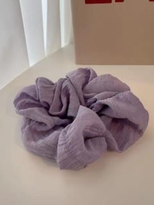 purple Vintage  Cotton folds Hair Barrette/Multi-Color Optional