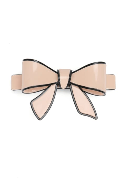 light pink Cellulose Acetate Minimalist Butterfly Hair Barrette