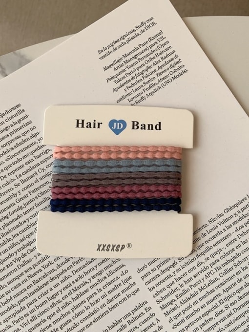 E-style Morandi bean hair rope Minimalist velvet Elastic rope Hair Rope/Multi-Color Optional