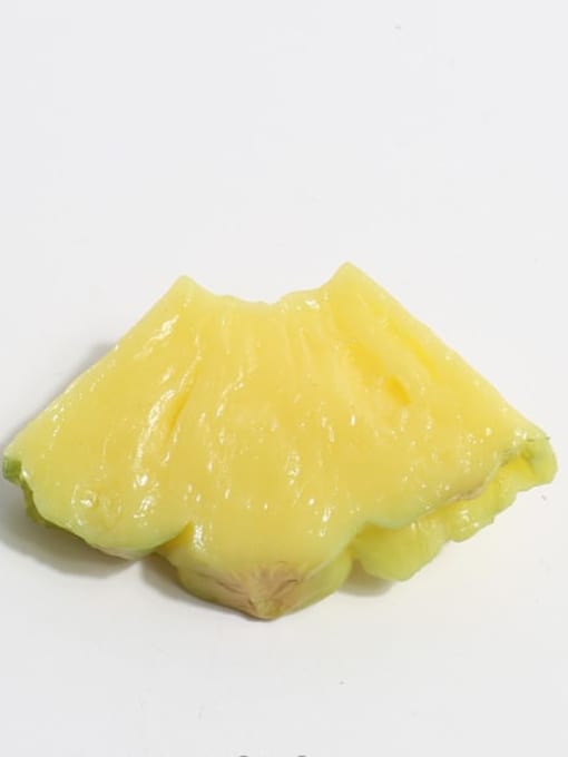 Pineapple slices Plastic Cute Friut Alloy Hair Barrette