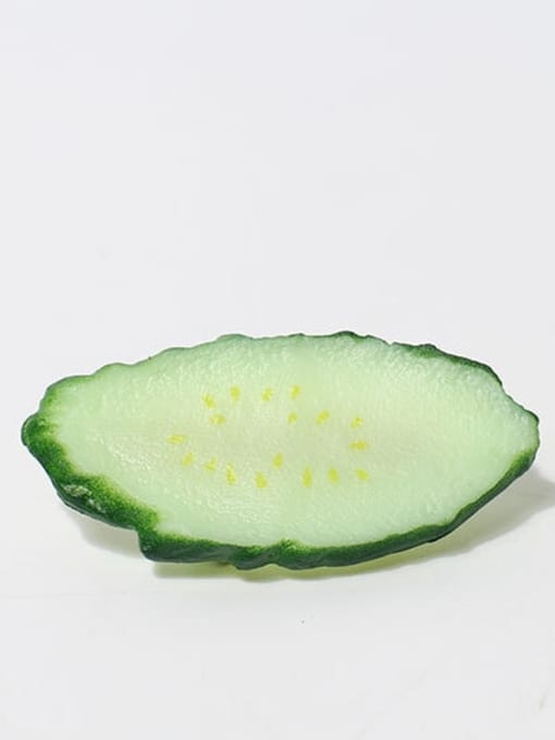 Cucumber slices 30x64mm Cute Friut Simulation vegetable hairpin green pepper bean sprouts cucumber slices Hair Barrette