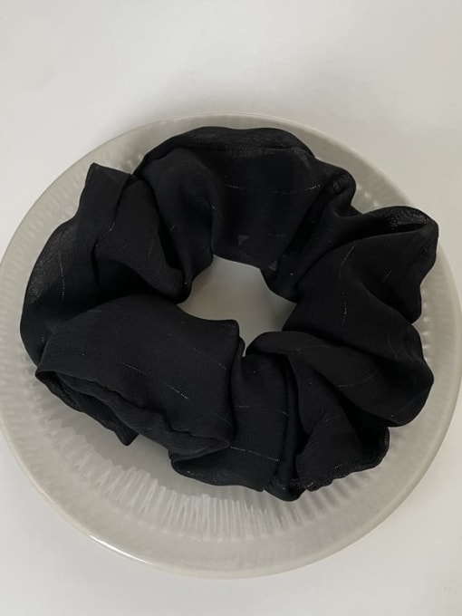 black Trend Yarn Light tulle solid color Hair Barrette/Multi-Color Optional