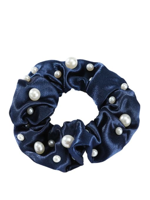 YMING Trend Satin silk pearl hair tie Hair Barrette/Multi-Color Optional 0
