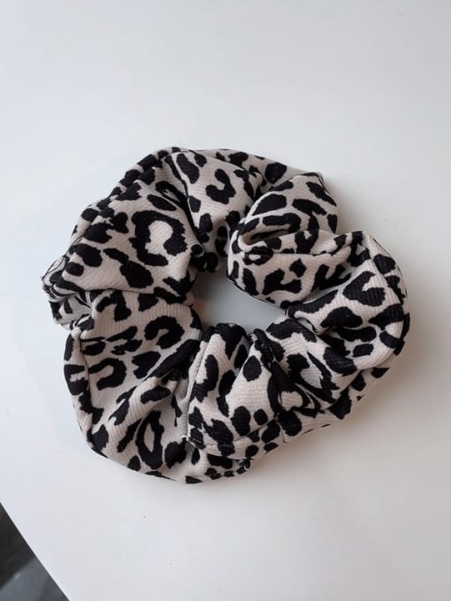 Leopard grain rice grey Vintage fabric zebra leopard print Hair Barrette/Multi-Color Optional