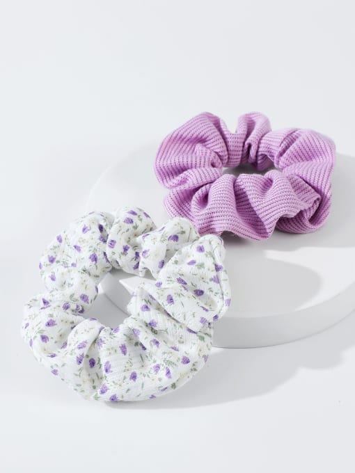 YMING Trend Fabric Small fresh fairy pure cotton small floral Hair Barrette/Multi-Color Optional 1