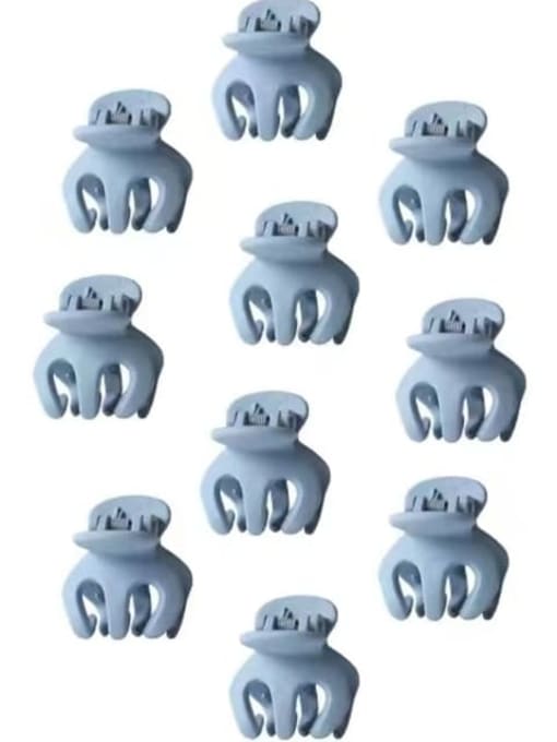 10 blue trumpets Acrylic Cute Simple and cute bangs clip frosted Jaw Hair Claw