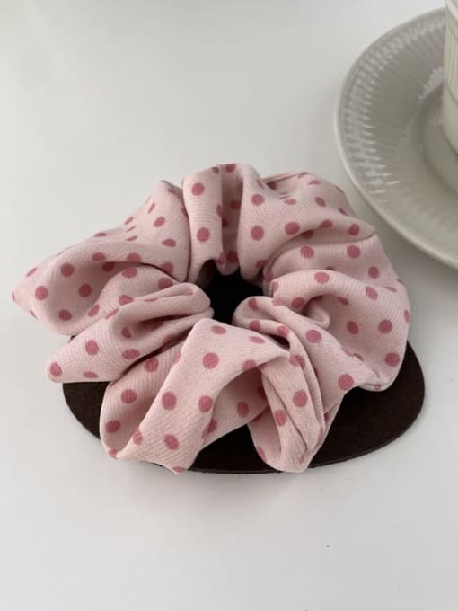 Pink Vintage Fabric Temperament polka dots Hair Barrette/Multi-Color Optional