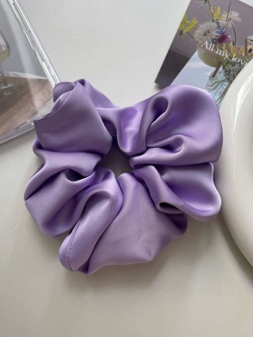 purple Satin Cute High-end all-match solid color Hair Barrette/Multi-Color Optional
