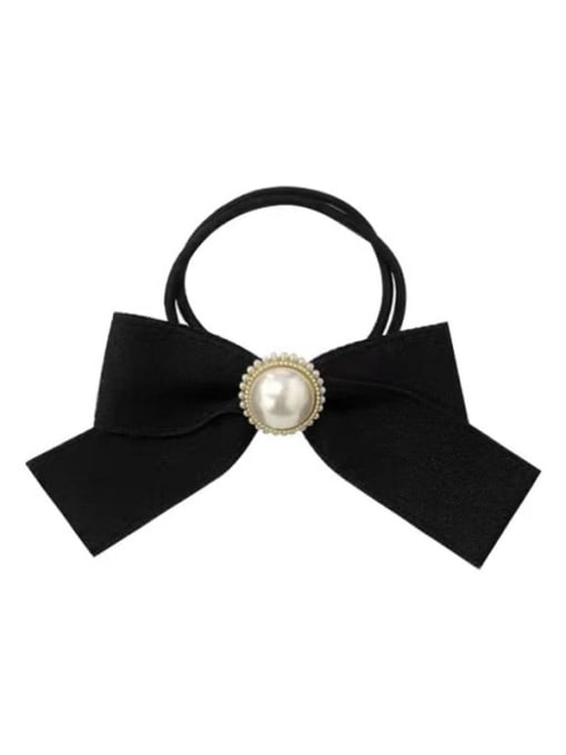 COCOS Vintage Cotton Imitation pearls bow Hair Rope