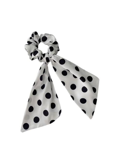 COCOS Trend Rayon Black and white polka dot smiley print Hair Barrette/Multi-Color Optional 0