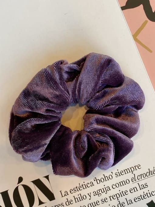 purple Vintage velvet hair clip/multi-color optional