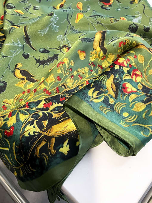 Silk Story Women Spring Polyester Animal Print  110*110cm Scarves 2