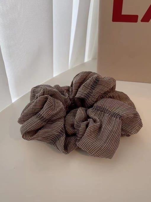 Khaki Vintage  Cotton folds Hair Barrette/Multi-Color Optional