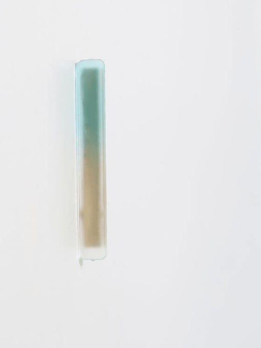 Blue gradient semi transparent 8x65mm Cute Gradient translucent  Hair Barrette