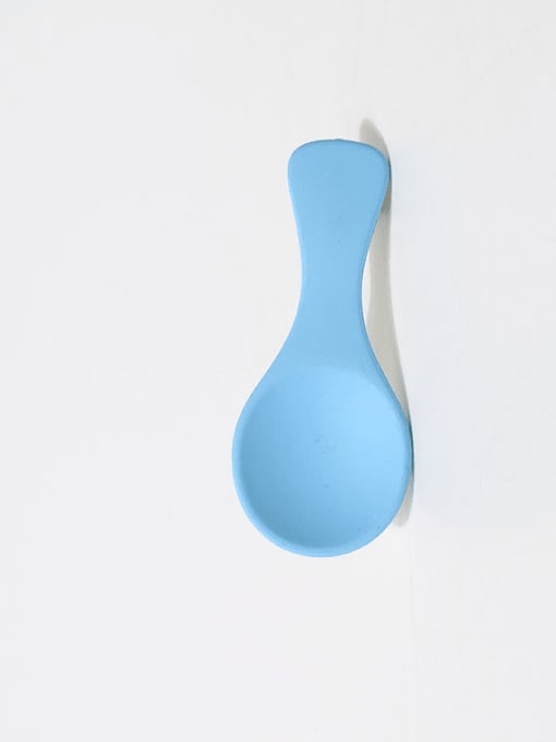 Blue spoon hairpin 28x64mm Plastic Cute Geometric Alloy Hair Barrette