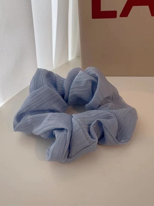 blue Vintage  Cotton folds Hair Barrette/Multi-Color Optional