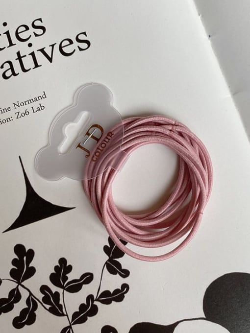 Pink Minimalist Elastic rope Hair Barrette/Multi-Color Optional