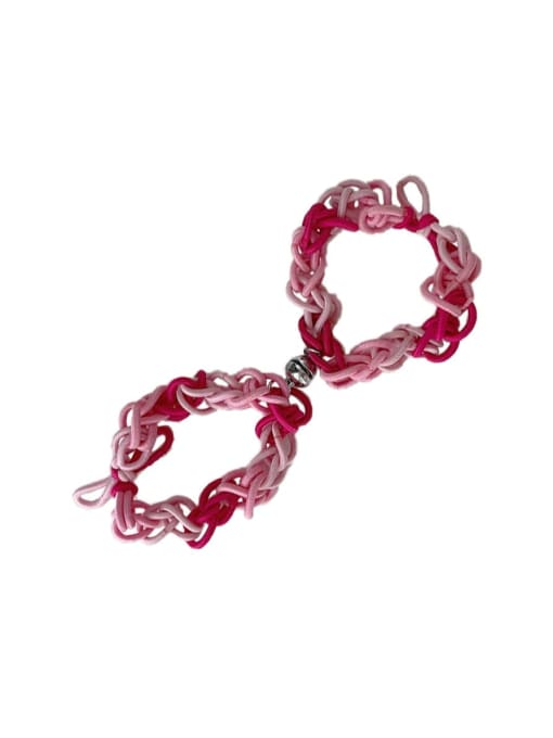 COCOS Cute Elastic rope Weave dual bracelet/ Hair Rope /Multi-Color Optional 1