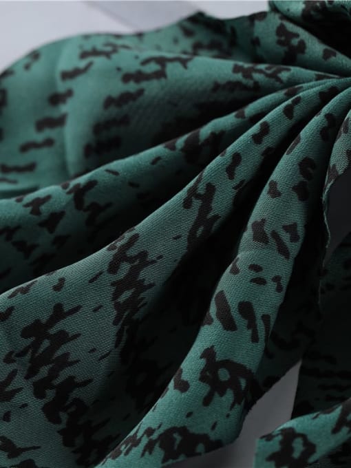 YMING Vintage Fabric Tie green birthday Korean hand-woven Hair Barrette/Multi-Color Optional 2