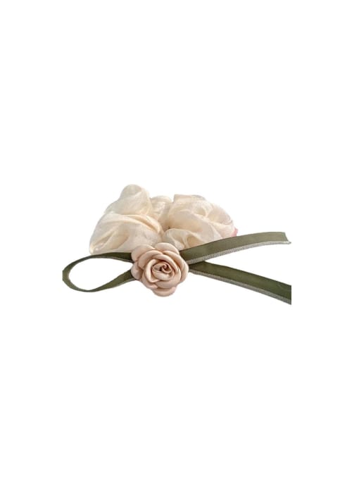 COCOS Yarn Dainty camellia Hair Rope 0